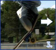 Ollie pasul 3 - pasul 3. impingand partea din spate a placii in - Ollie in 5 pasi.