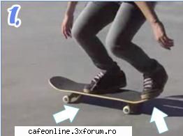 pop shove it inseamna ollie si apoi rotira boardului sub tine la 180 de grade, aterizand cu